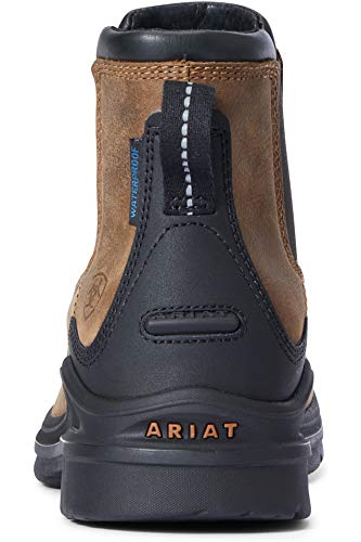 BMVY9 Mens Barnyard Twin Gore II Waterproof Boot Antique Brown 12