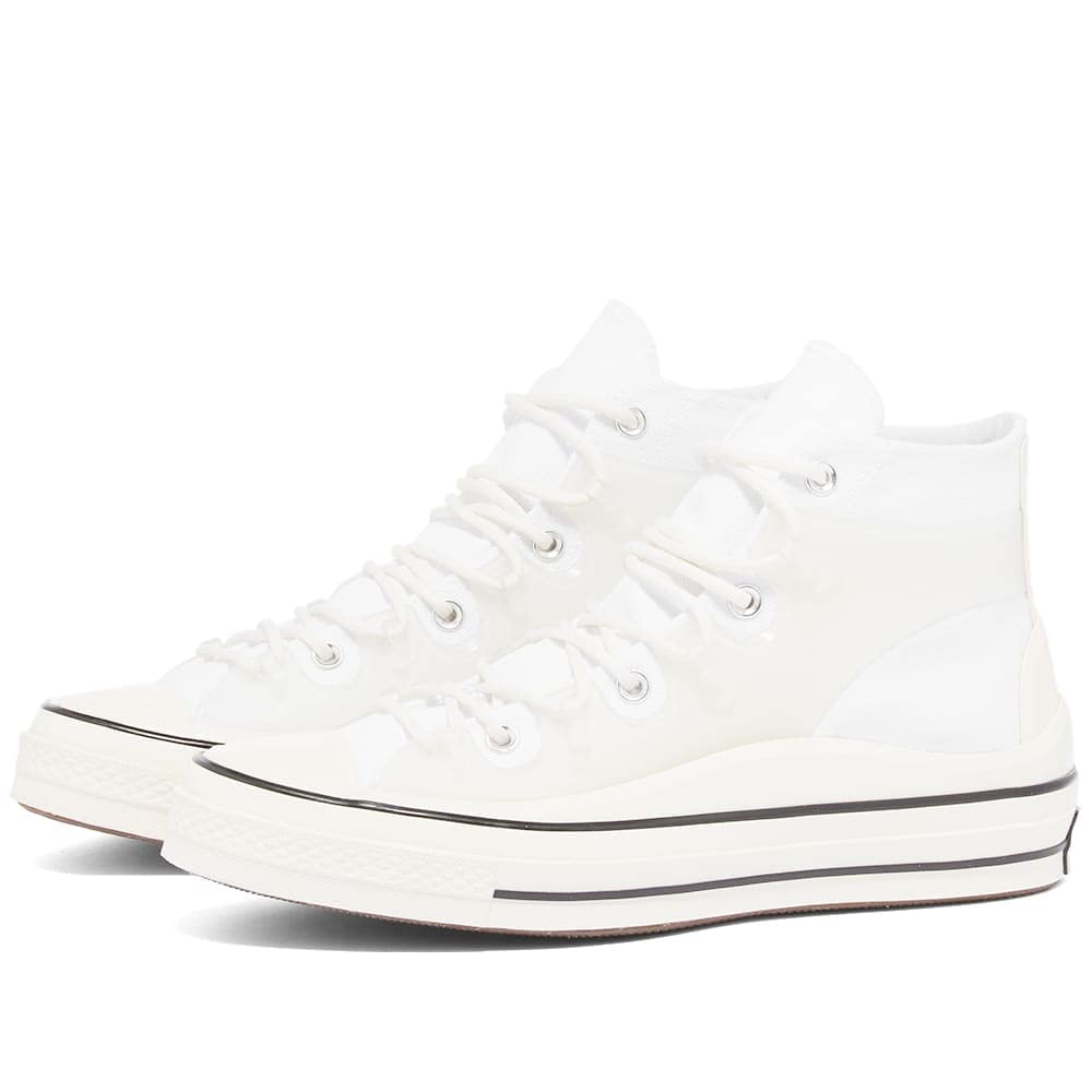 Converse Chuck 70 Utility Hi White/Egret/Black Mens 7 Womens 9