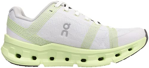 On Women's Cloudgo Sneakers, White/Meadow, 10.5 Medium US