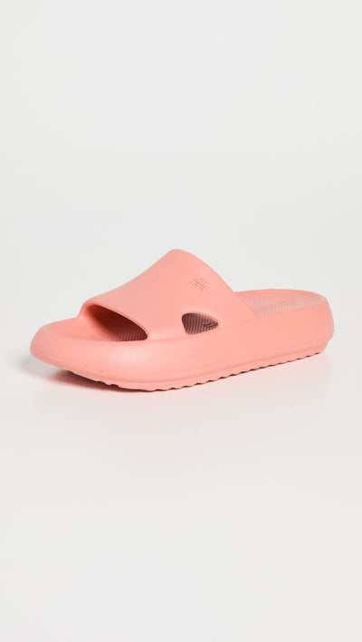 Tory Burch Women's Shower Slides, Blush Rose, Pink, 8 Medium US