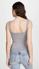 Free People Women's Square One Seamless Cami, Heather Grey, XS-S