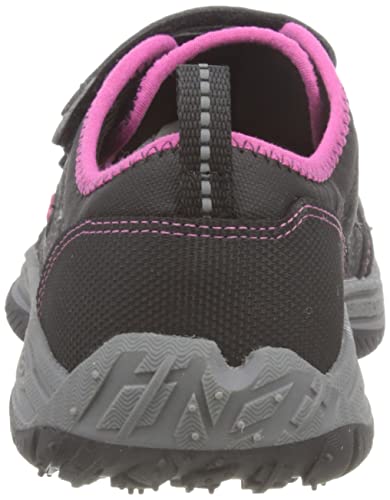 KEEN Speed Hound Durable Comfortable Easy On High Traction Sneakers, Black/Fuchsia Purple, 5 US Unisex Big Kid