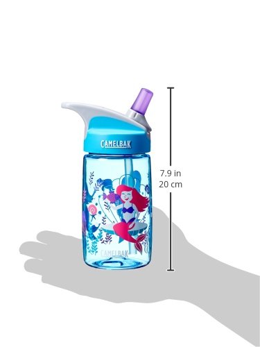 CamelBak Eddy Kids Big Bite Valve Straw Water Bottle Magical Mermaids, 12oz