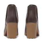 Timberland Women's Allington Mid Chelsea Boot, Medium Brown Full Grain, 7.5 Wide