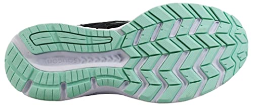 Saucony Women's Cohesion 11 Running Shoe, Charcoal/Purple, 10 M US
