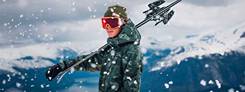 Oakley Flight Deck XM Snow Goggle (Matte Black Frame/Prizm Rose Lens) with Lens Cleaning Kit