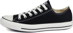 Converse Unisex Chuck Taylor All Star Ox Low Top Classic Black Sneakers - 4.5 Men 6.5 Women