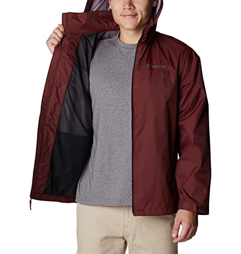 Columbia Men's Glennaker Lake Rain Jacket, Elderberry, Small