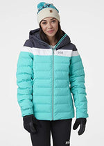 Helly-Hansen Womens Imperial Waterproof Puffy Jacket, 525 Turquoise, Large