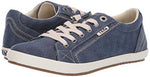 Taos Star Women's Sneaker - Iconic Style with Canvas Design for Everyday Adventures - Custom Fit Lacing and Removable Footbed with Arch Support for All Day Comfort Blue Wash Canvas 9.5 W US