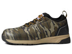 Carhartt Force 3" EH Nano Toe Camo Work Sneaker Black/Camo Textile 10 EE - Wide