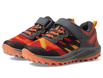 Merrell Nova 3 Sneaker, Black/Orange, 12 US Unisex Big Kid