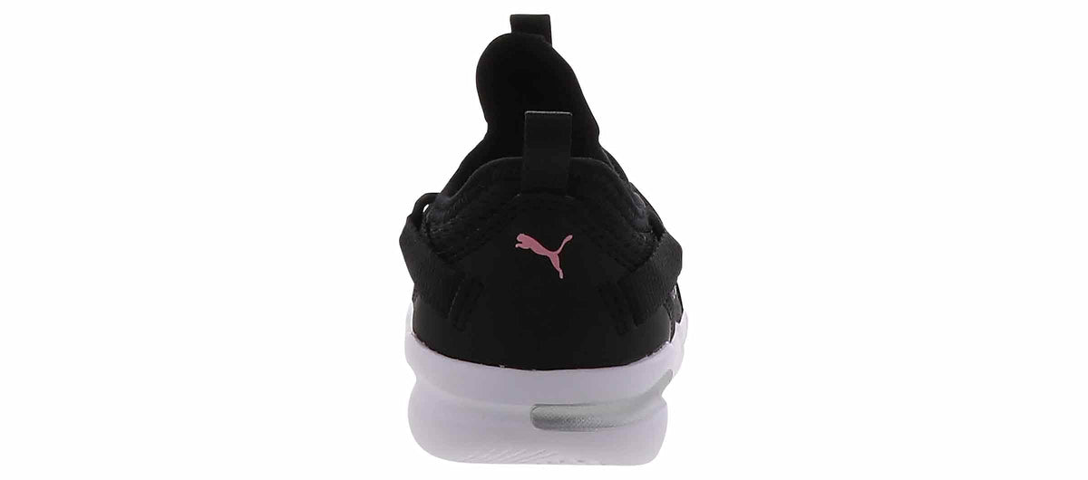 PUMA Softride Rift Slip-On Prismatic (Toddler) Black Silver 6 Toddler M