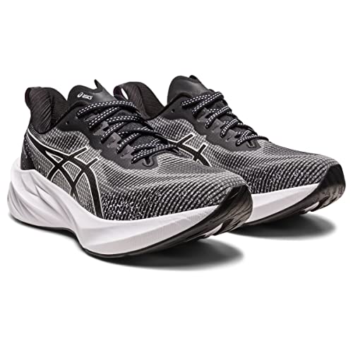 ASICS Women's NOVABLAST 3 LE Running Shoes, 6.5, White/Black