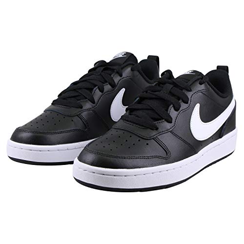 Nike Court Borough Low 2 (Big Kid) Black/White