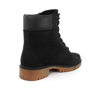 Timberland Womens Jayne 6-Inch Waterproof Black Nubuck Boot - 7.5 M