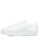 Nike Blazer Low Platform DJ0292-100 Womens Casual Shoes (White/White-Black)