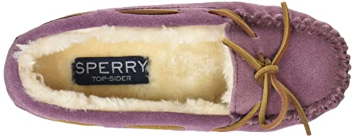 Sperry Women's Junior Trapper Lace-Up Slippers, Mauve, 7 M US