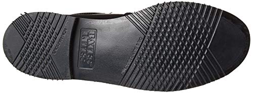 Bates Men's Lites High Gloss Oxford Uniform Dress Shoe, Black, 5 Wide