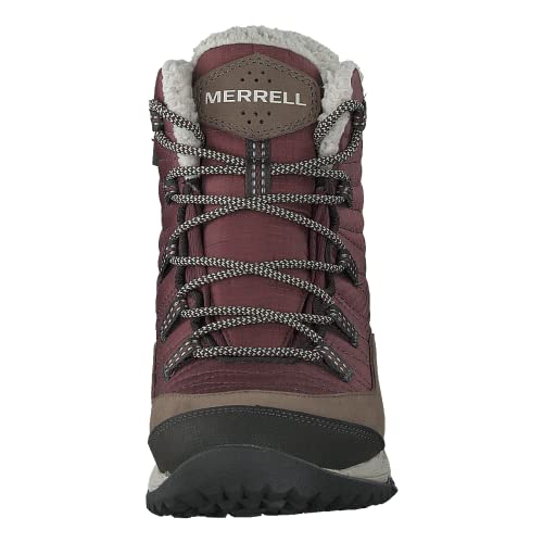 Merrell Women's Winter Boots Hiking, Marron, 6.5