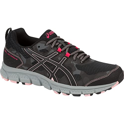 ASICS 1012A170 Women's Gel-Scram 4 (D) Running Shoe, Black/Dark Grey - 9 D US