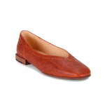 Frye Women's Claire Flat Shoe, Cognac - 8.5 M