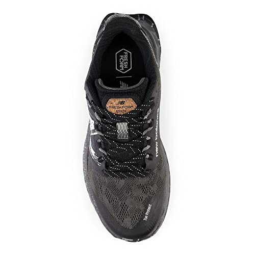 New Balance Women's Fresh Foam Garoe V1 Trail Running Shoe, Black/Blacktop/Sea Salt, 9 Wide