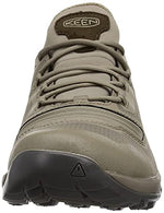 KEEN Men's Tempo Flex Low Height Waterproof Hiking Shoes, Timberwolf/Timberwolf, 10