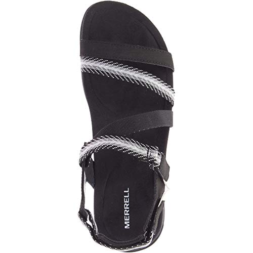 Merrell Women's District Mendi Backstrap Slipper, Black, 07.0 M US