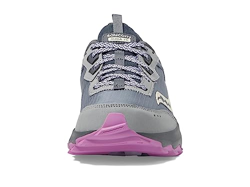Saucony Women's Aura Tr Sneaker, Fossil/Grape, 6.5