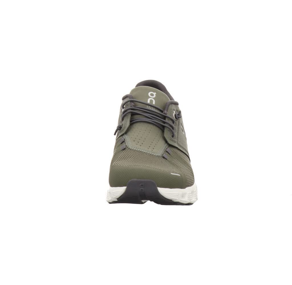 On Men's Cloud 5 Sneakers, Olive/White, 10.5 Medium US