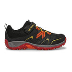 Merrell Trail Chaser Hiking Sneaker, Black/Grey/Red, 13 US Unisex Big Kid