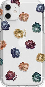 Coach - Dreamy Peony Protective Case for Apple iPhone 11 Pro Max - Clear/Rainbow/Glitter (Clear/Rainbow/Glitter, iPhone 11 Pro Max 6.5")
