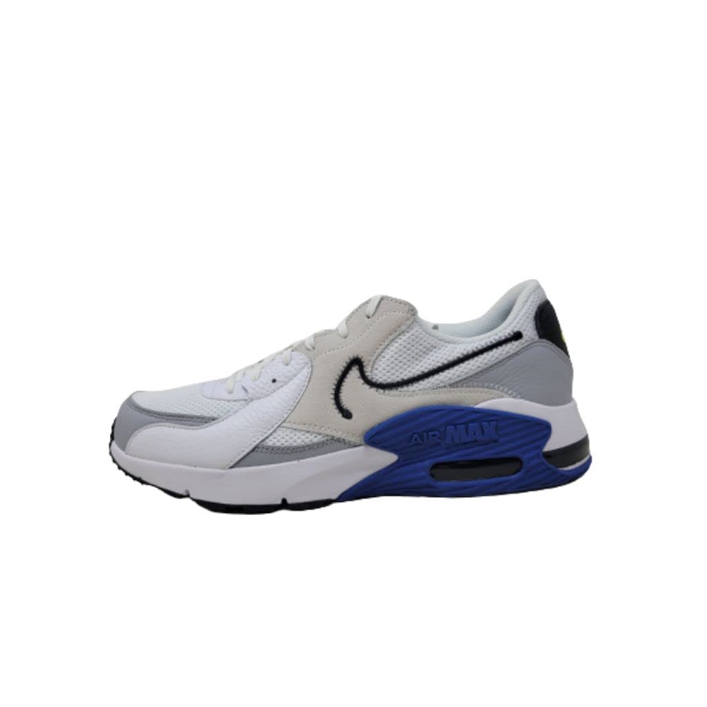 Nike Women's Air Max Excee Shoes 10 White Dark Royal Blue Lemon Poison Black