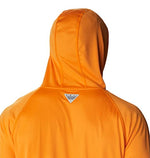 Columbia Men's Terminal Tackle Hoodie, Orange Blast/Black Logo, Medium
