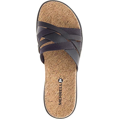 Merrell Women's Around Town Arin Slide Slipper, Black, 06.0 M US