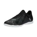 PUMA Mens Future Play Indoor Trainer Soccer Shoes, PUMA Mens black-PUMA Mens white, 9