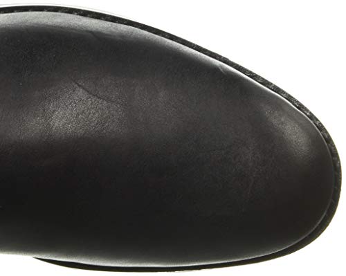 Cole Haan Women's Calissa Riding Boot Mid Calf, Black Leather, 11 B US