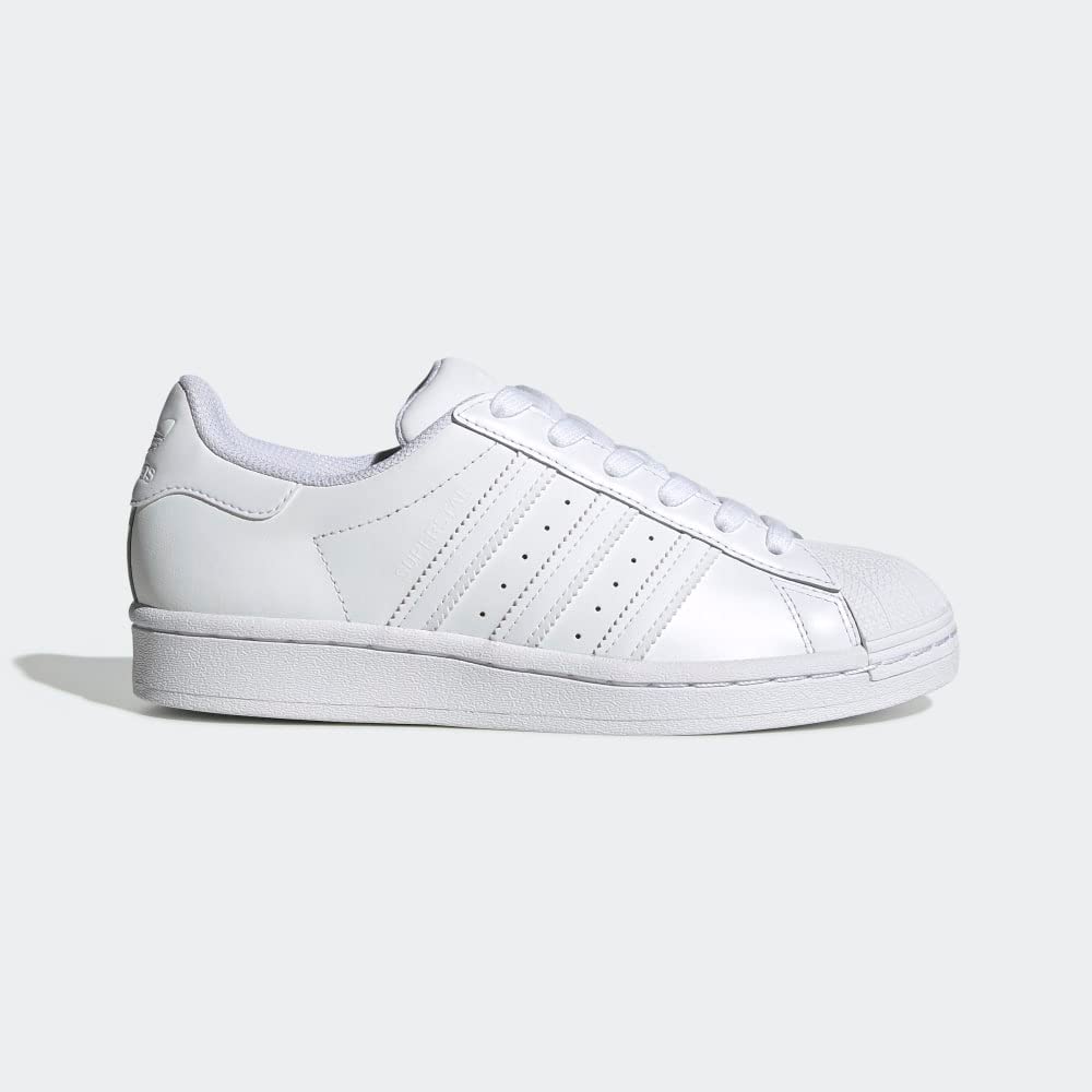 adidas Originals Baby Unisex's Superstar Sneaker, White, 5 infant US