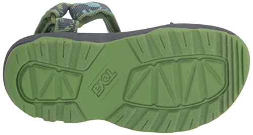 Teva Boy's Hurricane XLT2 Sandal, Dino Meadow Green, 8 Toddler
