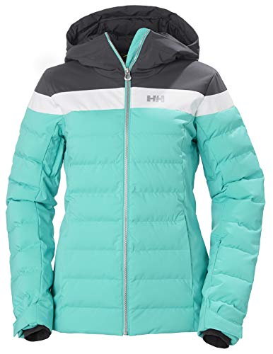 Helly-Hansen Womens Imperial Waterproof Puffy Jacket, 525 Turquoise, Large