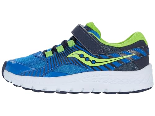 Saucony Velocer A/C Sneaker(Little Kid/Big Kid) Blue/Green 2 Little Kid W
