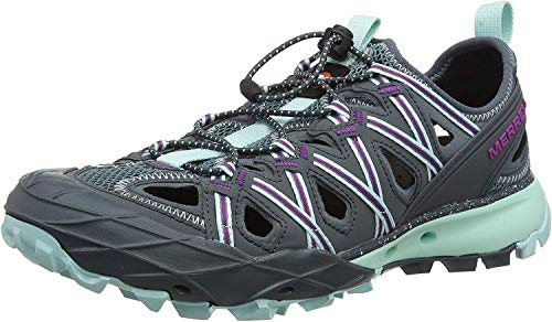 Merrell Women's CHOPROCK Sieve Water Shoes, Blue Smoke, 10
