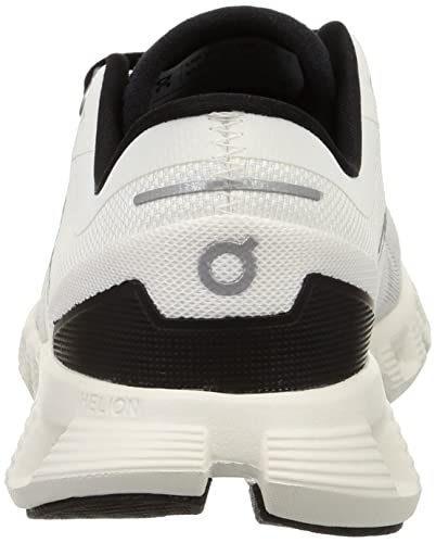 On Women's Cloud X 3 Sneakers, White/Black, 6.5 Medium US