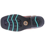 Dan Post Girls' Starlett Leather Boot Square Toe Brown 12 D