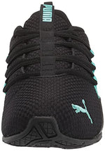 PUMA Women's RIAZE PROWL MOD MULTI Sneaker, Puma Black-Blue Turquoise, 11