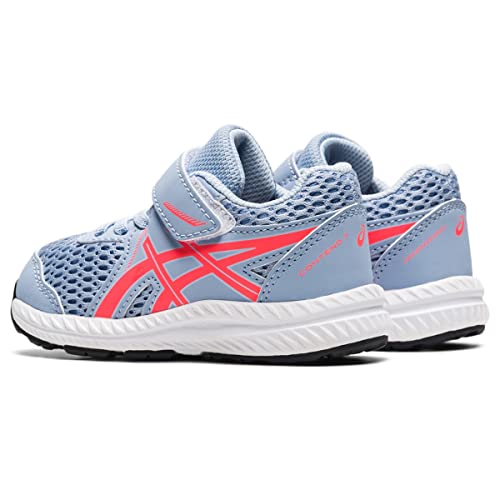 ASICS Girl's Contend 7 PS (Toddler/Little Kid) Mist/Blazing Coral 11 Little Kid M
