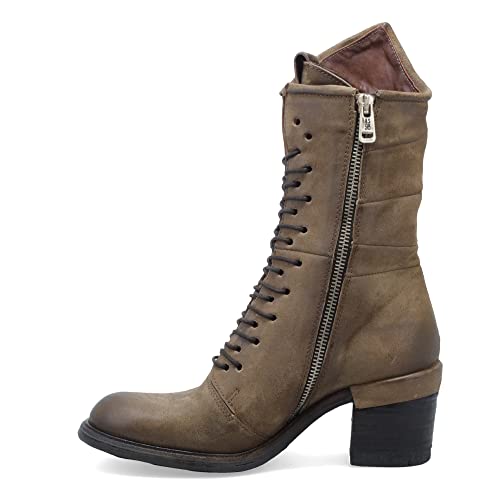 A.S.98 Jasper Women's Lace-Up Combat Boot Tobacco