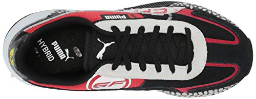 PUMA Ferrari Speed Hybrid Puma Black/Puma White/Rosso Corsa Men's 9.5, Women's 11 Medium