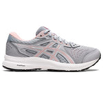ASICS Women's Gel-Contend 8 Running Shoes, 5, Piedmont Grey/Frosted Rose